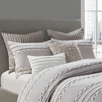 Home Essence Lennon Taupe Comforter Set