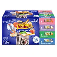 Friskies Pâté Les grands favoris Super-Emballage Nourriture humide pour Chats