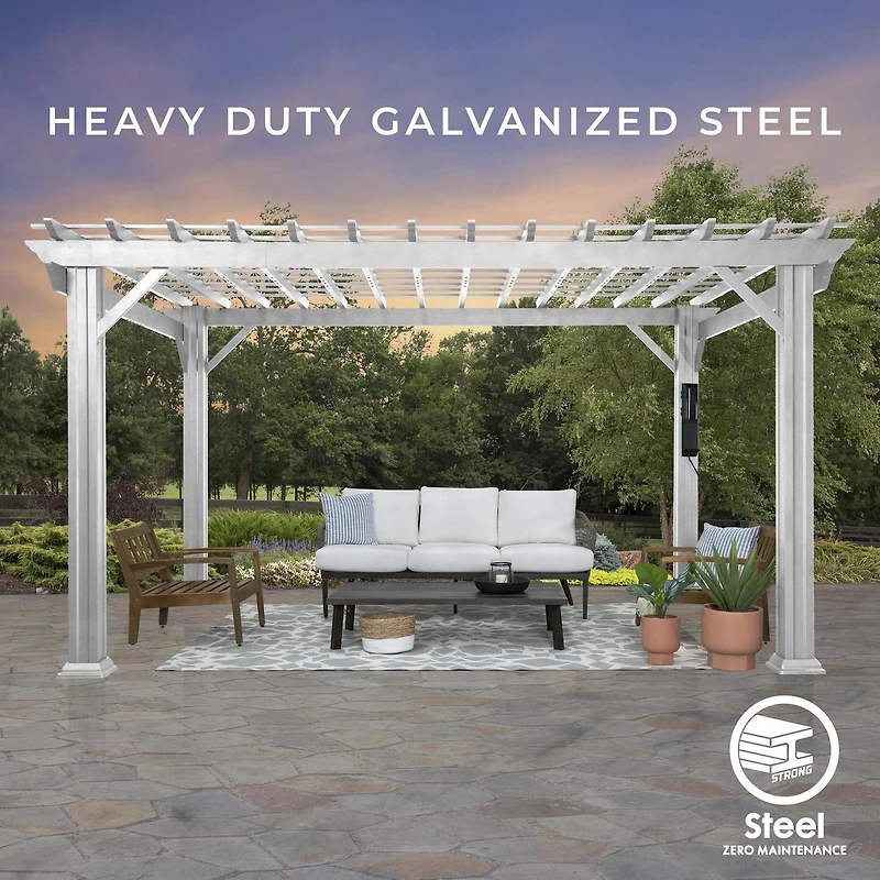 Backyard Discovery 12' x 10' Hawthorne Cedar Pergola