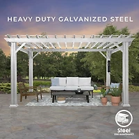 Backyard Discovery 12' x 10' Hawthorne Cedar Pergola