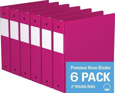 Davis Group, Premium Economy, Round Ring, Binder, 6 Pack