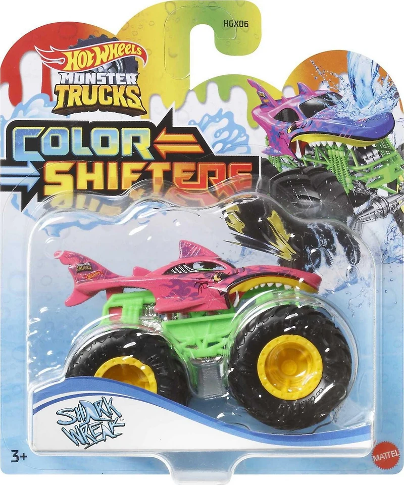 Hot Wheels Monster Trucks Color Shifters Camion, échelle 1:64
