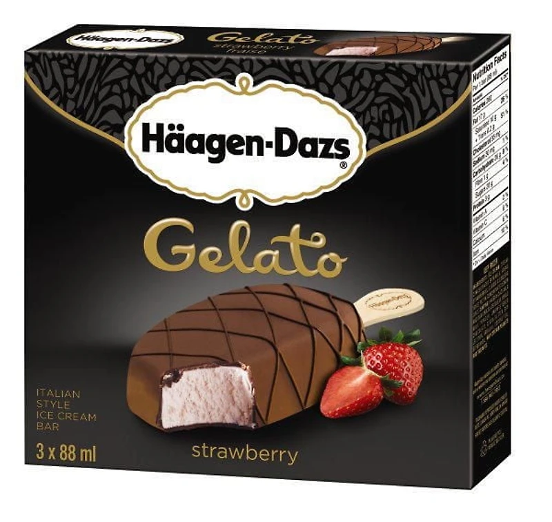 Barres gelato fraise de HÄAGEN-DAZS(MD)