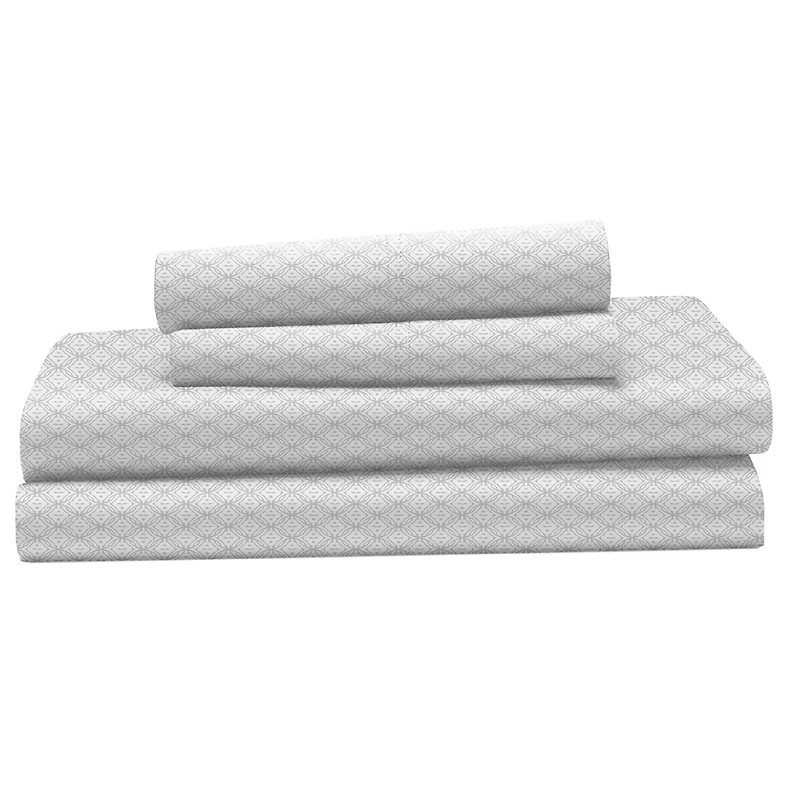 Hometrends 400 Thread Count 100% Cotton Sheet Set - Sateen, Size: Twin