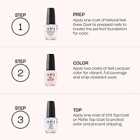 OPI Nail Lacquer, 15mL.  Up to 7 days of wear