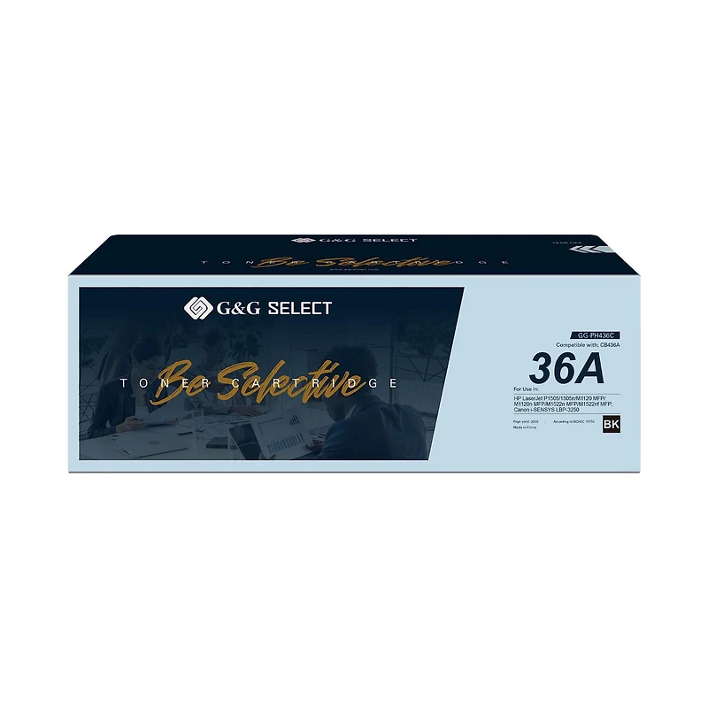 G&G Select HP CB436A Nouvelle cartouche de toner noire compatible