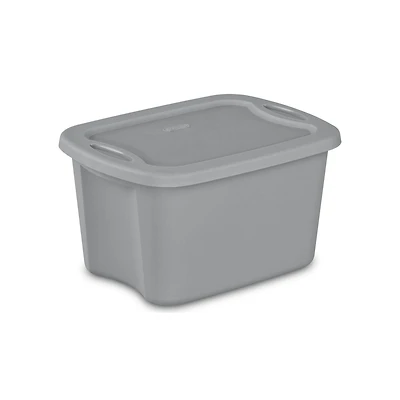 Sterilite 19L Tote Box- Gray, 19L