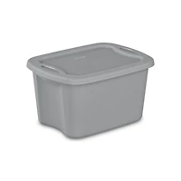Sterilite 19L Tote Box- Gray, 19L