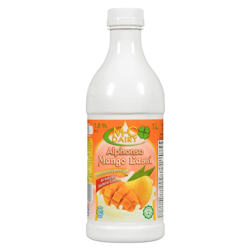 Lassi à saveur de mangue Alphonse MC Dairy à M.G. 1,6 % 1 l