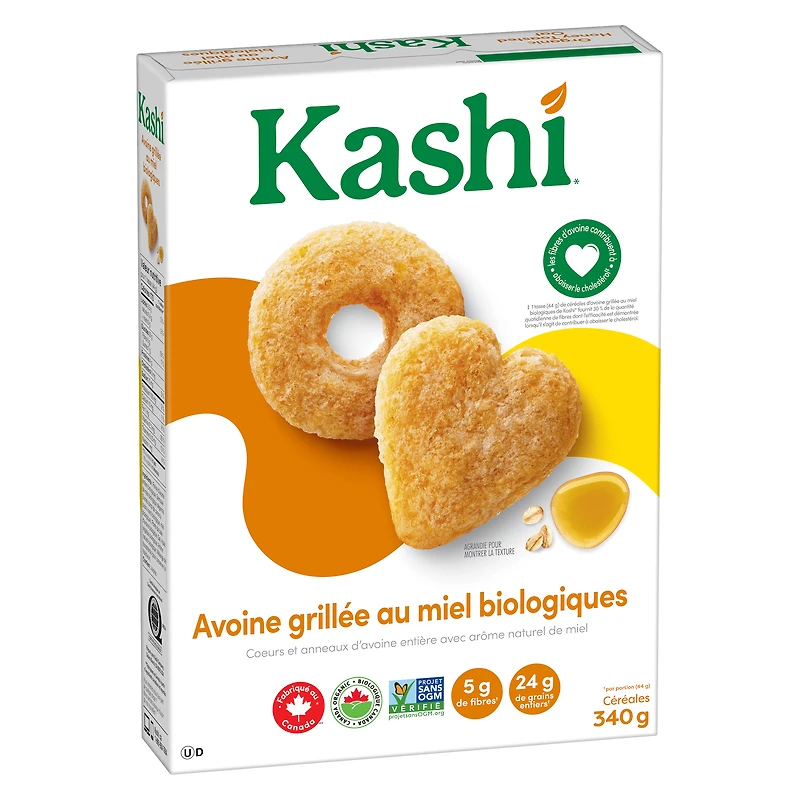 Kashi® Avoine grillée au miel biologiques 300g-  céréales Kashi® Avoine grillée au miel biologiques 300g