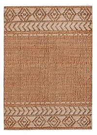 Mirage Lansing Copper and Cream 5' x 7' Area Rug