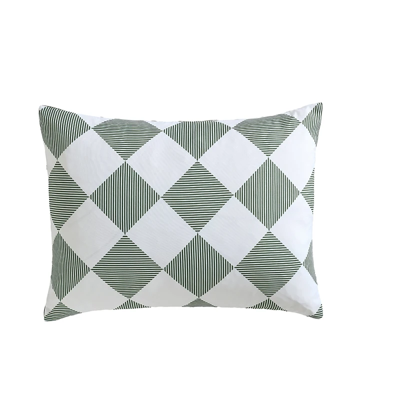 Mainstays Checkers 7-Piece Bed in a Bag Set, Double – Back to School!, Size:T/5pc, D/7 pc Q/7 pc