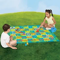 Jeu géants serpents et échelles