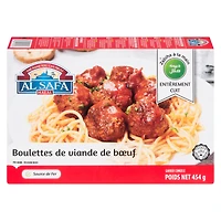 Boulettes de viande de boeuf cuit Al Safa Halal 454g