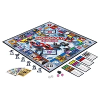 Monopoly : édition Transformers, jeu de plateau pour 2 à 6 joueurs, pour enfants, à partir de 8 ans, inclut des pions Autobot et Decepticon