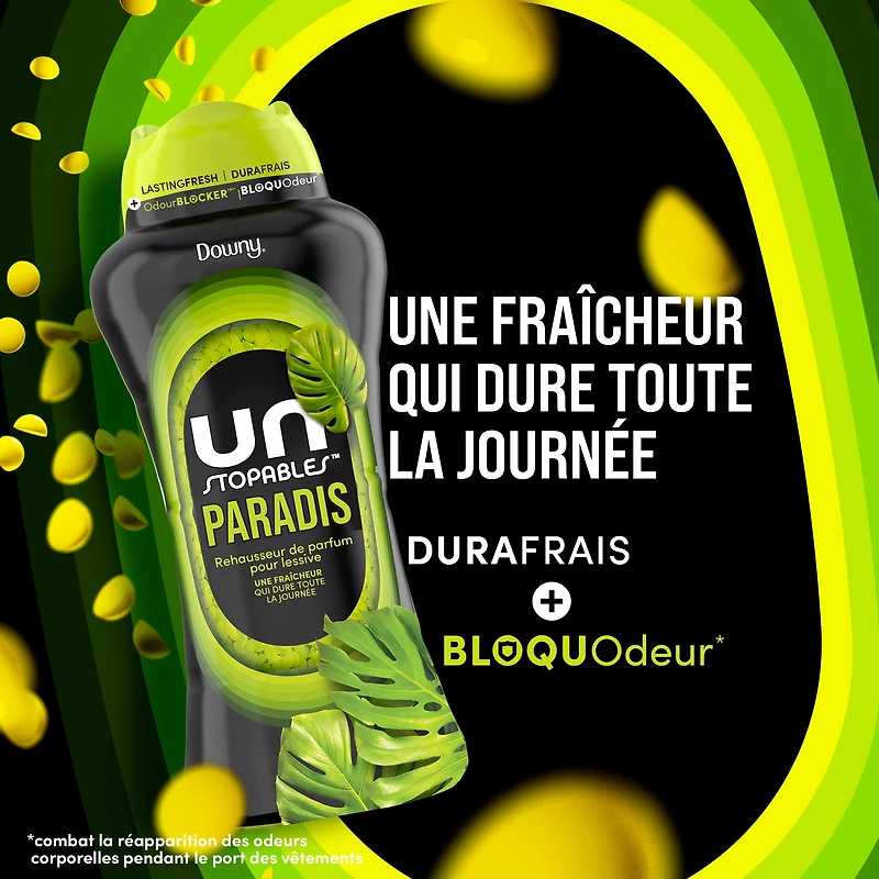 Downy Unstopables In Wash Scent Booster Beads, Paradise Scent, Laundry Beads for Odour Protection, Downy Scent Booster Beads, Laundry Scent Boosters, 680G