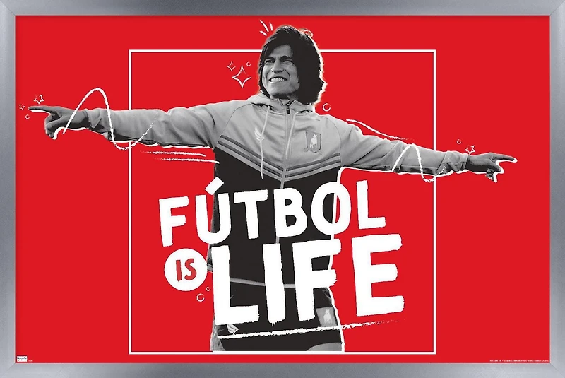 Ted Lasso - Futbol is Life Wall Poster, 22.375" x 34"