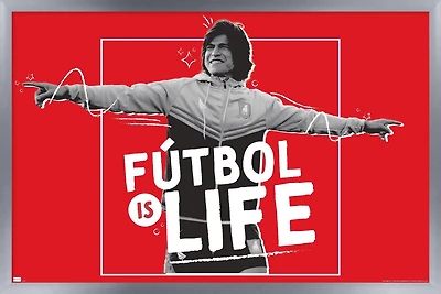 Ted Lasso - Futbol is Life Wall Poster, 22.375" x 34"