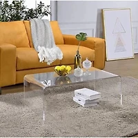 Grande table basse en acrylique