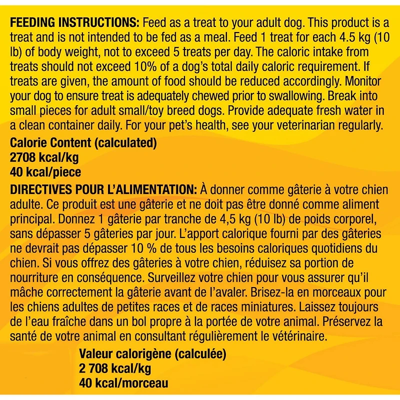 Beggin' Chew-rific Saveurs de Bacon et de Fromage Gâteries pour Chiens 163-850g