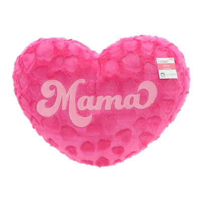 Mother's Day Mama Pink Heart Pillow
