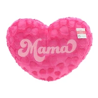 Mother's Day Mama Pink Heart Pillow