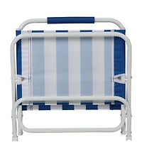 Mainstays Beach Sand Chair, Stripe, Blue White