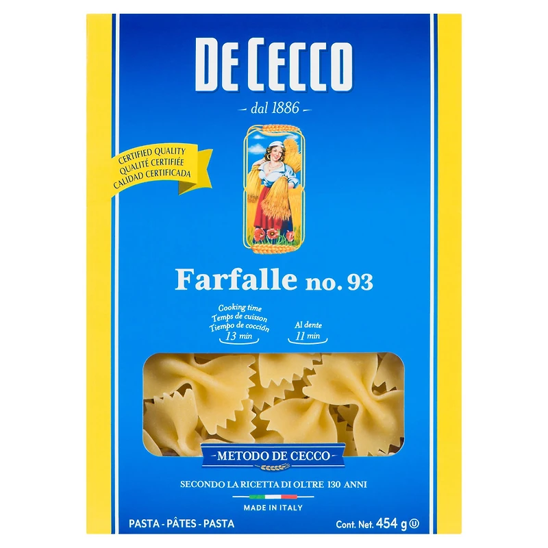De Cecco Farfalle, De Cecco Farfalle 454g