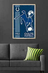NFL Indianapolis Colts - Retro Logo 14 Wall Poster, 22.375" x 34"