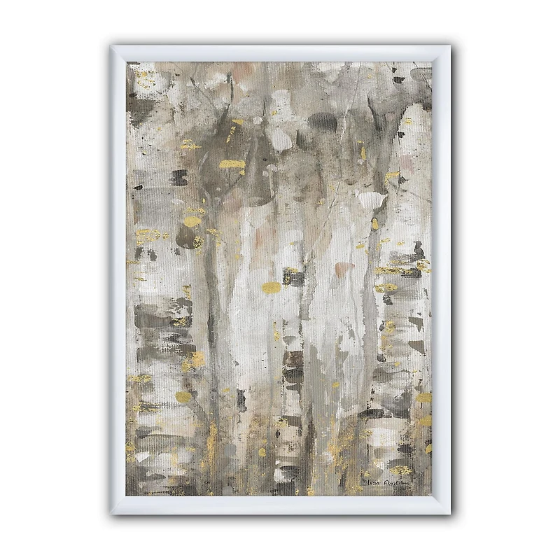 Designart The Modern Grey Forest II Framed Wall Art