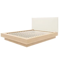 Marko Platform Bed with Upholstered Headboard
