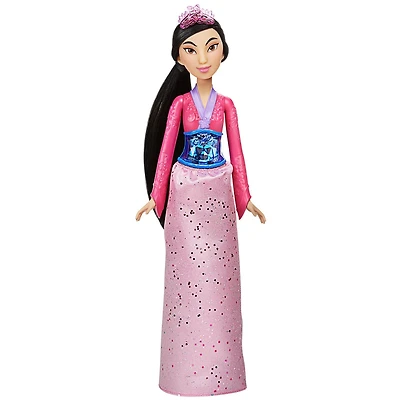Poupée Disney Princess Royal Shimmer Mulan avec jupe et accessoires