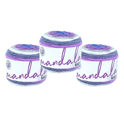 Fil Lion Brand Mandala® Baby Fil de acrylique léger/DK n° 3, 150g/ 540m, 3-CT