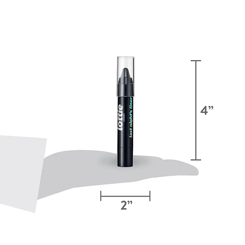 Lottie London - Last Night’s Liner Ultimate Black - Smokey Eyeliner Thick Point Crayon