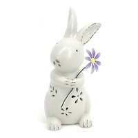 CERAMIC RABBIT PURPLE TABLE