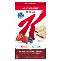 Kelloggy's Barres croquantes géantes Special K 40 croquantes, 500 g