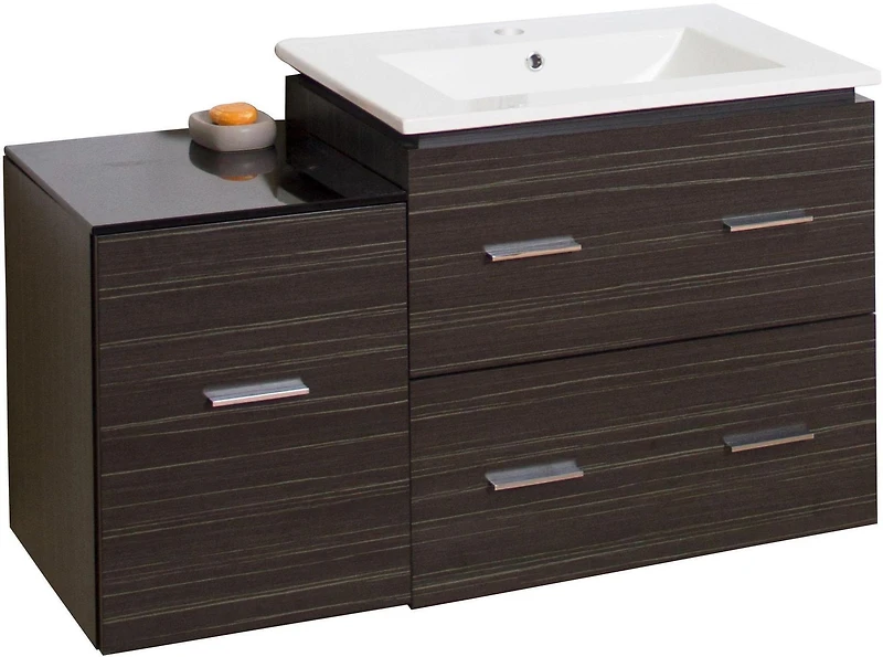 American Imaginations 37.75-in. W Vanity Set  Grey AI-738