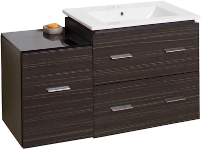 American Imaginations 37.75-in. W Vanity Set  Grey AI-738