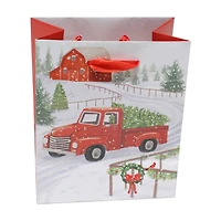 Holiday Time Christmas Small Gloss Gift Bag