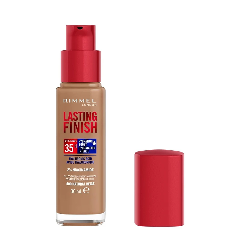 Rimmel Lasting Finish 35 Hour Fond de teint, longue tenue, hydratant, formule végétalienne