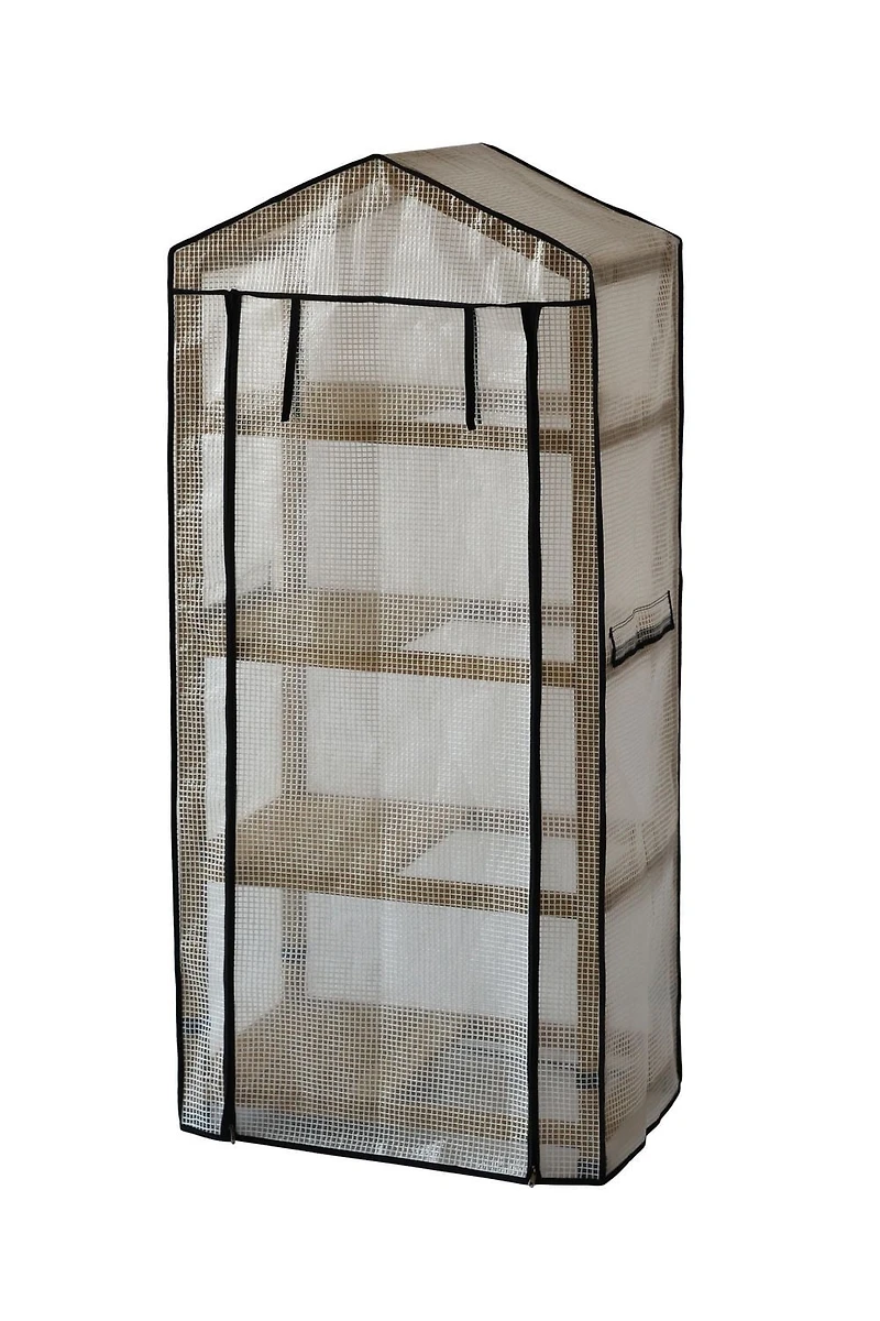 VegTrug 4-Tier Cedar Greenhouse