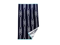 Serviette de plage Mainstays en fil teint à motif jacquard