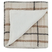 Bouclair Elsy Cozy Throw Blanket 50x60 in
