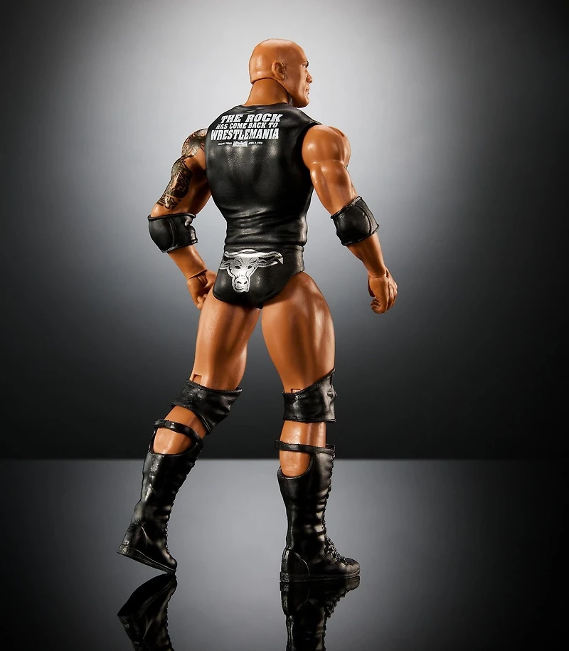 WWE Top Picks The Rock Action Figure, 6-inch Collectible Superstar with Articulation & Life-Like Look