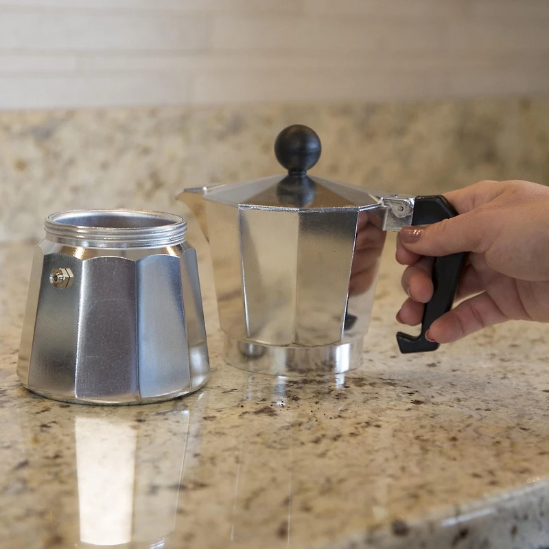 Machine à expresso pour cuisinière en aluminium de 6 tasses Today par Primula Aluminium