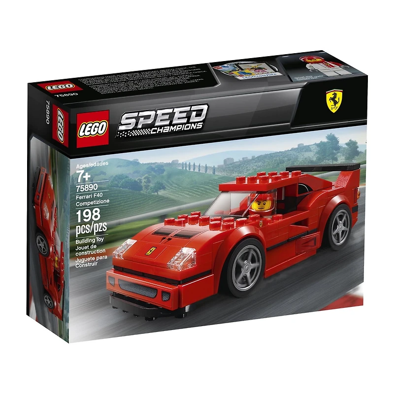 LEGO Speed Champions Ferrari F40 Competizione 75890 Building Kit (198 Piece)