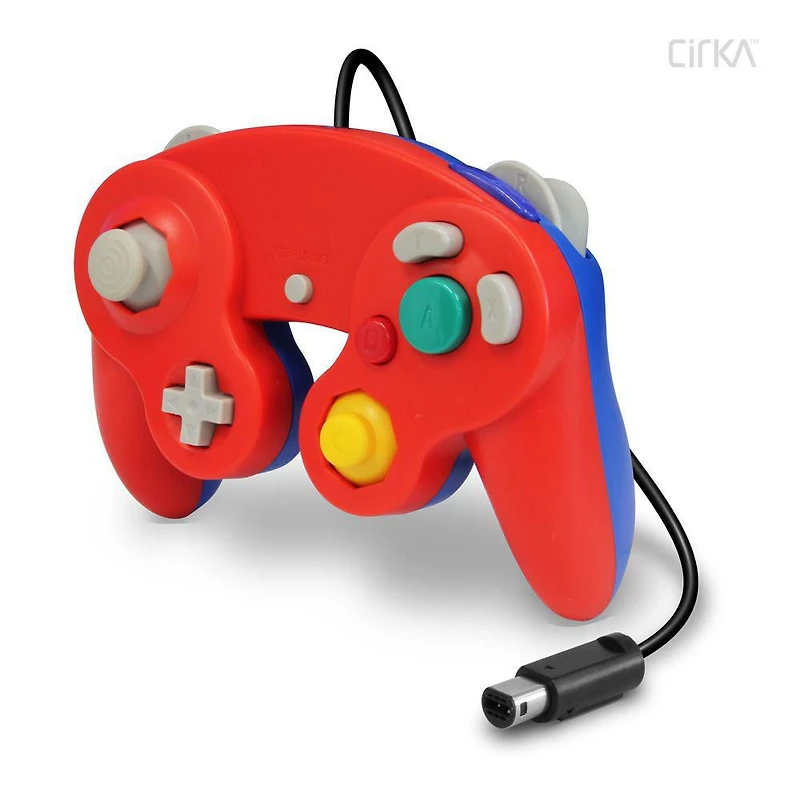 Hyperkin CirKa Wired Controller for GameCube®/Wii® (Red/ Blue)