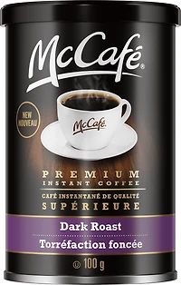 McCafé Premium Instant Coffee, Dark Roast, 100g