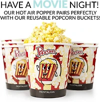 Nostalgia CLHAP12AQ Retro Hot-Air Popcorn Maker, Aqua