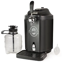 HomeCraft™ Kegerator & Beer Growler Cooling System, Black Stainless Steel